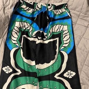 Micas Print silk pants